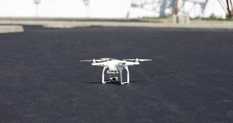 drone, preparation for take-off