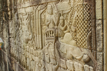 Templo Bayon en Angkor, Camboya