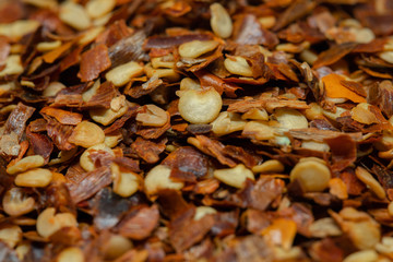 Dry chili pepper flakes