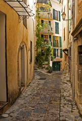 A picturesque medieval village Entrevaux in France 