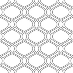 Seamless background for your designs. Modern silver ornament. Geometric abstract pattern