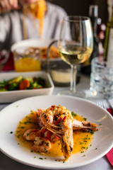 Delicious lunch or dinner