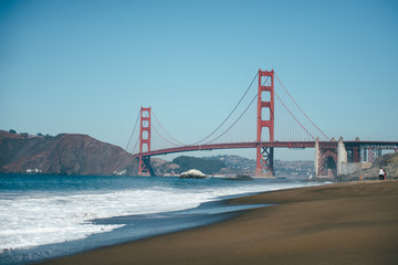 golden gate ocean view sunny day