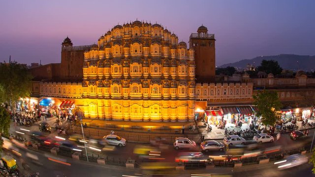 Hawa Mahal (Palace of the Winds), built in 1799, Jaipur, Rajasthan, India, Asia