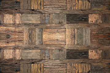 Old rough wooden background.