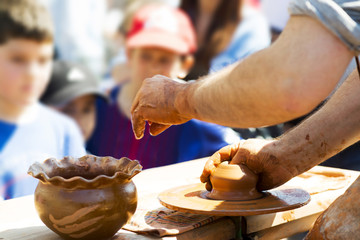 pottery wheel workshop for children
