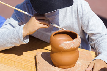 pottery wheel workshop for children