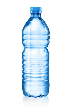Plastic bottle with water