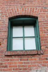 Old Brick Building Window