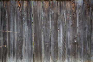 The old rickety fence in the village