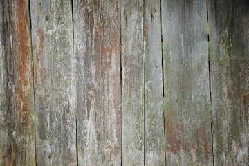 The old rickety fence in the village