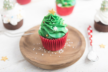 Cupcakes for christmas