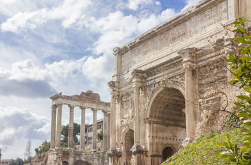 Fototapeta na wymiar Roman Forum 1
