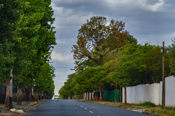 street view of suburbs. Malawi, Africa