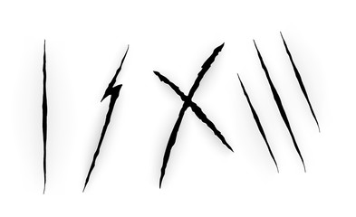 Vector cut paper sheet isolated.