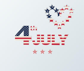 4th of July independence day background, July 4th, Memorial Day, Independence day, Easy to edit. Perfect for invitations or announcements.	
