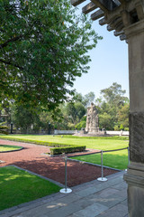 Obraz premium Mexico City, Mexico. April 2016. Chapultepec Castle is a palace located in Mexico City. This is a residence located high on Chapultepec Hill, in the middle of the Chapultepec Forest.