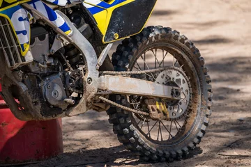Foto op Aluminium close up of a motorbike © danedwards
