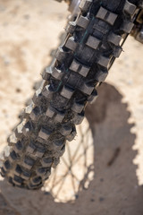 image of a motorbike tire