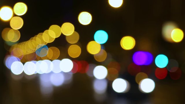 Street trafic blurry background