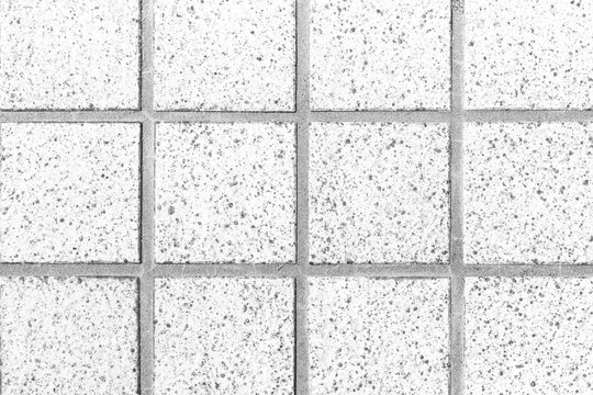 White stone block tile floor background