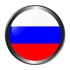 Button Russland Flagge