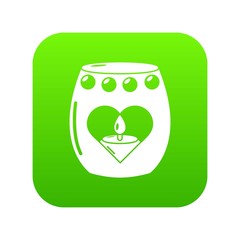 Candle passion icon. Simple illustration of candle passion vector icon for web