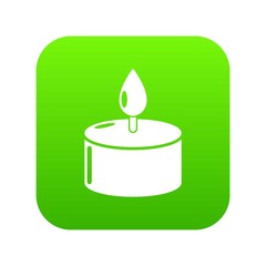 Candle icon. Simple illustration of candle vector icon for web