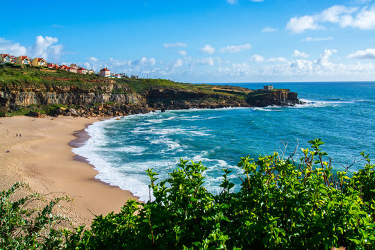Sao Lourenco Beach in Ericeira Portugal.