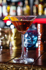 cocktail in teh bar