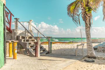 Cancun Mexico Beach Side Bar