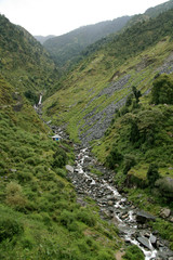 Trek to Bhagsu Waterfall, India