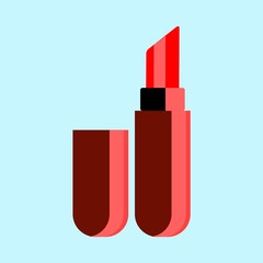 icons about Women Clothes with  and lipstick