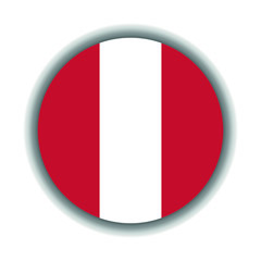 Button Peru Flagge 