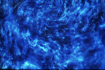 The universe in a distant galaxy with nebulae and stars
