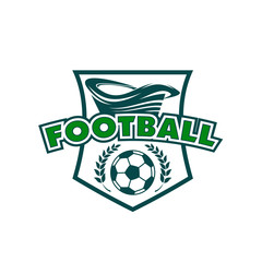 Soccer or football sport vector icon