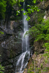 Obraz premium Makhuntseti waterfall near Batumi in Adjara region, Georgia
