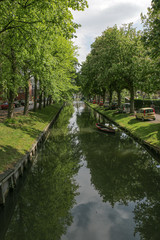 Fototapeta na wymiar Canals of Edam, Netherlands