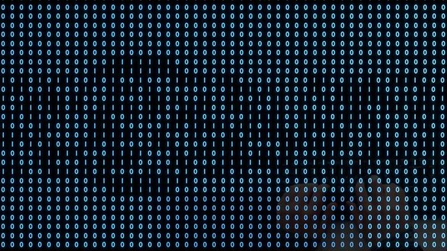Digital pattern changing and forming a key, conceptual for encryption, cyber-security, hacking