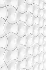 Fototapeta premium Modern tile wall. 3D rendering.