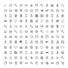 E-shopping flat icon