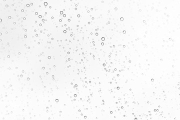 Rain drops on glass background