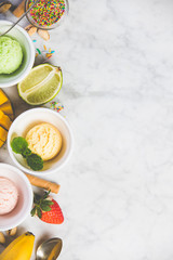 Variety of ice cream