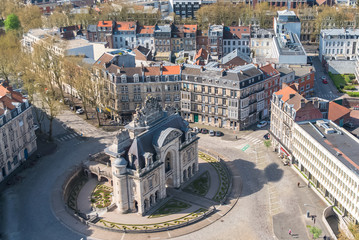 Lille, view from the belfry of the city hall