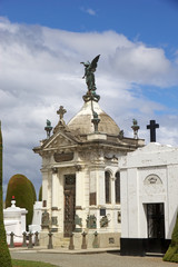 Fototapeta na wymiar Municipal cemetery in Punta Arenas, Chile