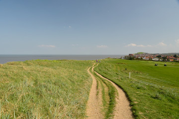 Norfolk coast path near Sheringham