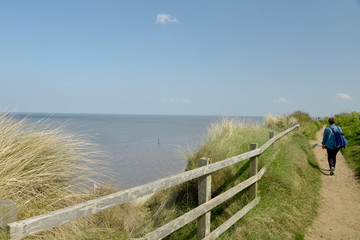 Norfolk coast path near Sheringham