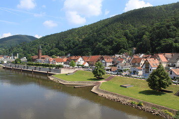 Fototapeta na wymiar Blick auf Freudenberg am Main