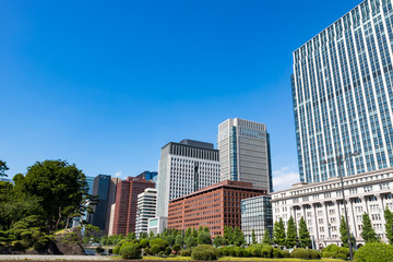 (東京都ｰ都市風景)日比谷の高層ビル群２