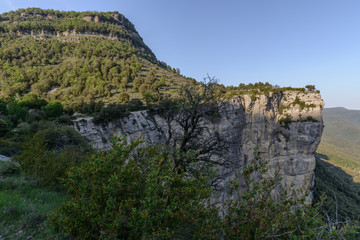 Bluff after small mountain